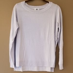 🎉 5/$15 | OLD NAVY | Periwinkle Blue Sweater with Side Slits